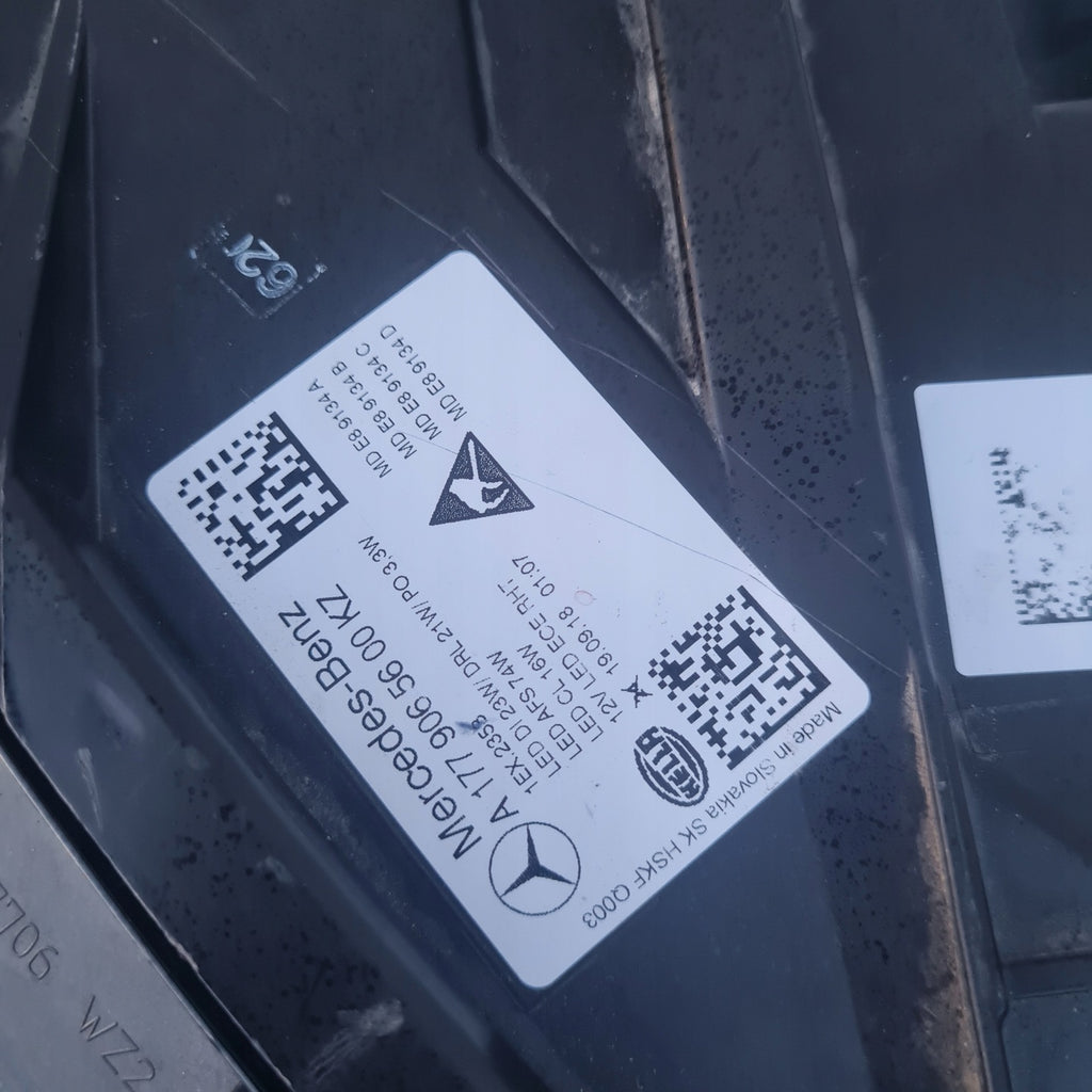 Frontscheinwerfer Mercedes-Benz W177 W1779065600 Xenon Rechts oder Links SCH5153944543wr