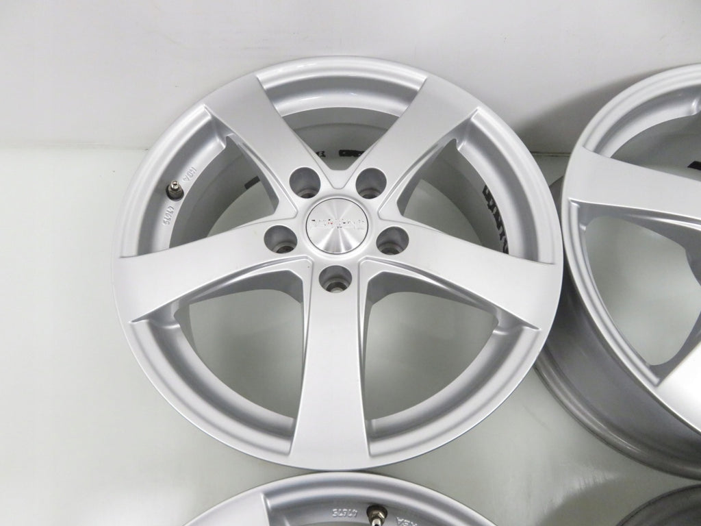4x Alufelge 16 Zoll 6.5" 5x112 50ET Glanz Silber KBA47675 Audi I Rim Wheel FEL9304021075bx