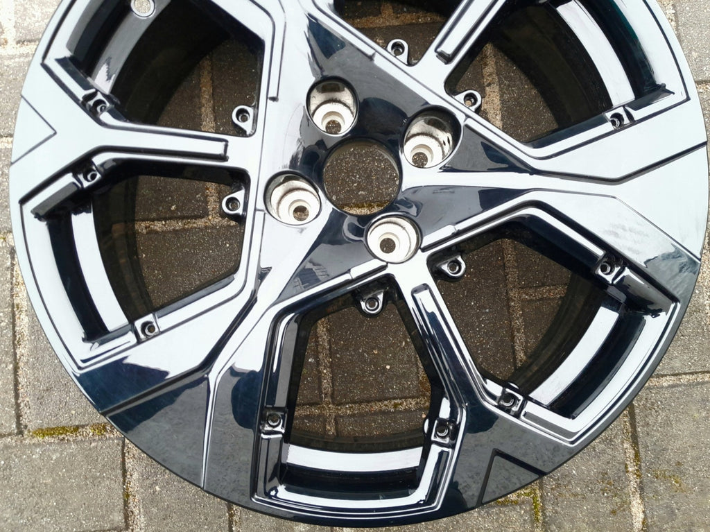 1x Alufelge 18 Zoll 6.5" 4x108 26ET Glanz Schwarz 9861555180 Citroën I Rim Wheel FEL7624746018te