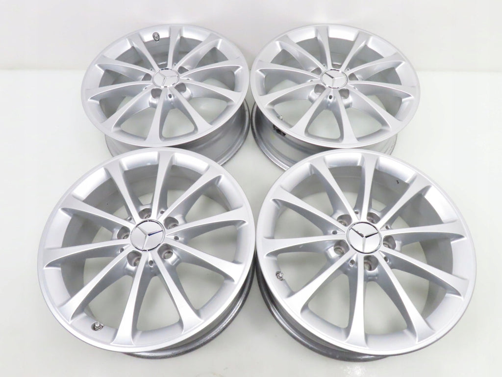 4x Alufelge 17 Zoll 6.5" 5x112 44ET Glanz Silber A1774010300 Mercedes-Benz W177 FEL9436093022ce