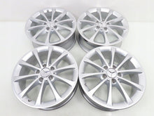 Laden Sie das Bild in den Galerie-Viewer, 4x Alufelge 17 Zoll 6.5" 5x112 44ET Glanz Silber A1774010300 Mercedes-Benz W177 FEL9436093022ce