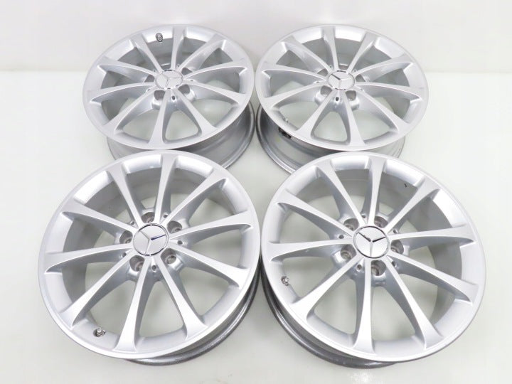 4x Alufelge 17 Zoll 6.5" 5x112 44ET Glanz Silber A1774010300 Mercedes-Benz W177 FEL9436093022ce