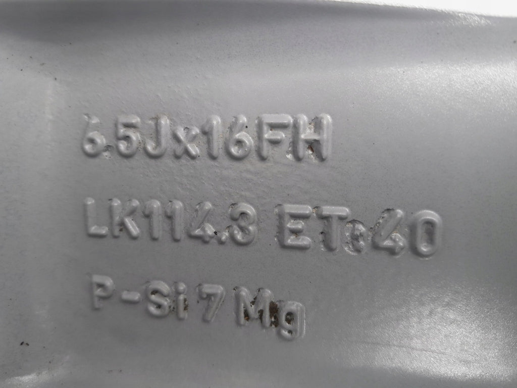 1x Alufelge 16 Zoll 6.5" 5x114.3 40ET KB409-5S100 Nissan I 1 Rim Wheel FEL4124575465kb