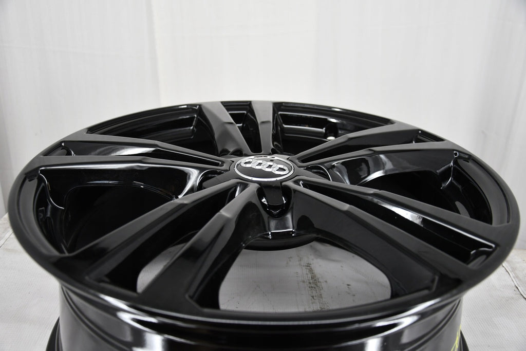 4x Alufelge 18 Zoll 7.5" 5x112 51ET Glanz Schwarz 8V0601025AJ Audi Rim Wheel FEL1893745680pf