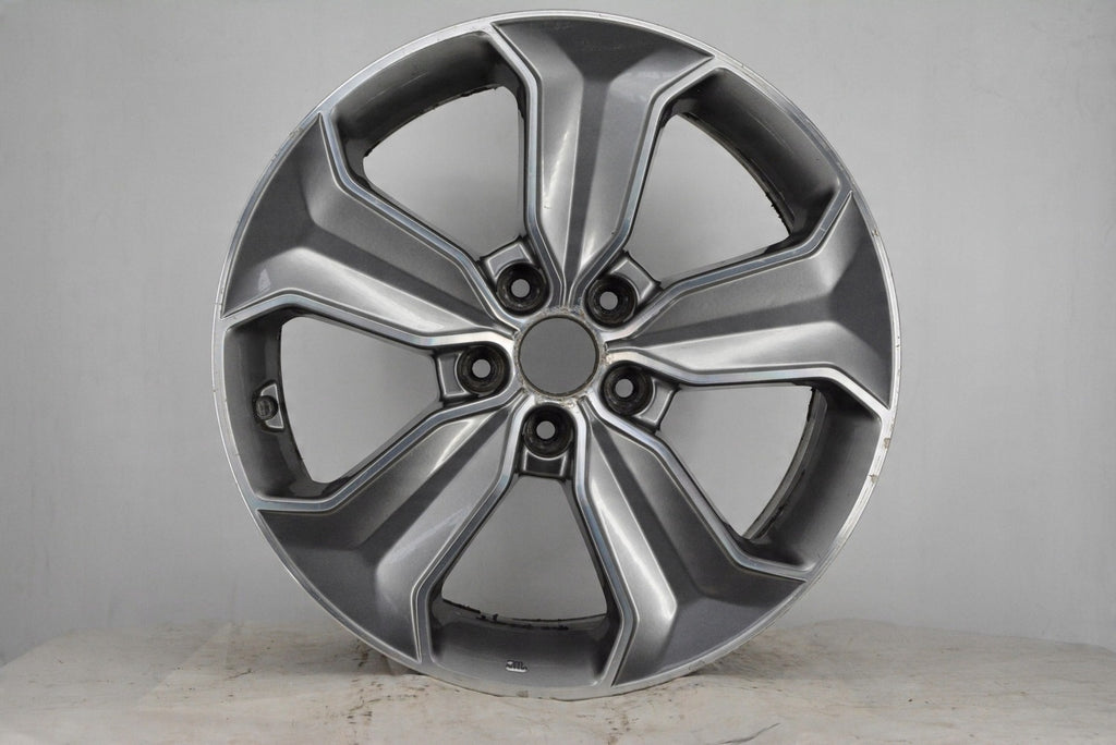1x Alufelge 18 Zoll 7.5" 5x114.3 49ET Glanz 52910-B8185 Hyundai Rim Wheel
