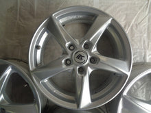 Laden Sie das Bild in den Galerie-Viewer, 4x Alufelge 16 Zoll 6.0" 5x112 43ET Glanz Silber Rim Wheel FEL6036442867gz