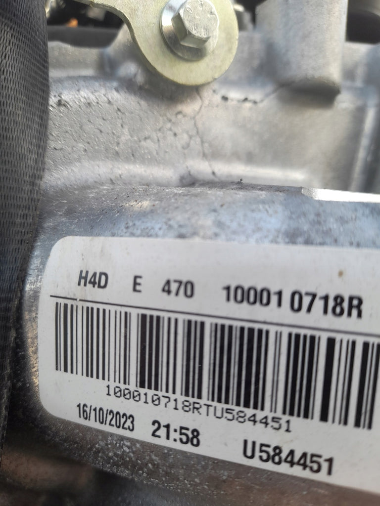 Motor Renault H4DE470 1.0 TCE Benzin Engine Unkomplett