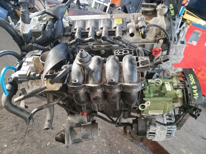 Motor Fiat Panda 169A3000 1.4 100PS 74kW 97TKm Benzin Engine Komplett MOT9411909920lo