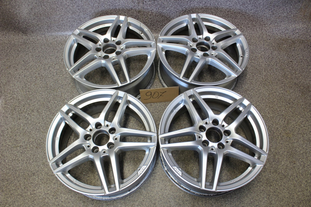 4x Alufelge 17 Zoll 7.0" 5x112 48 5ET Glanz Silber Audi W205 Rim Wheel FEL6258099640re