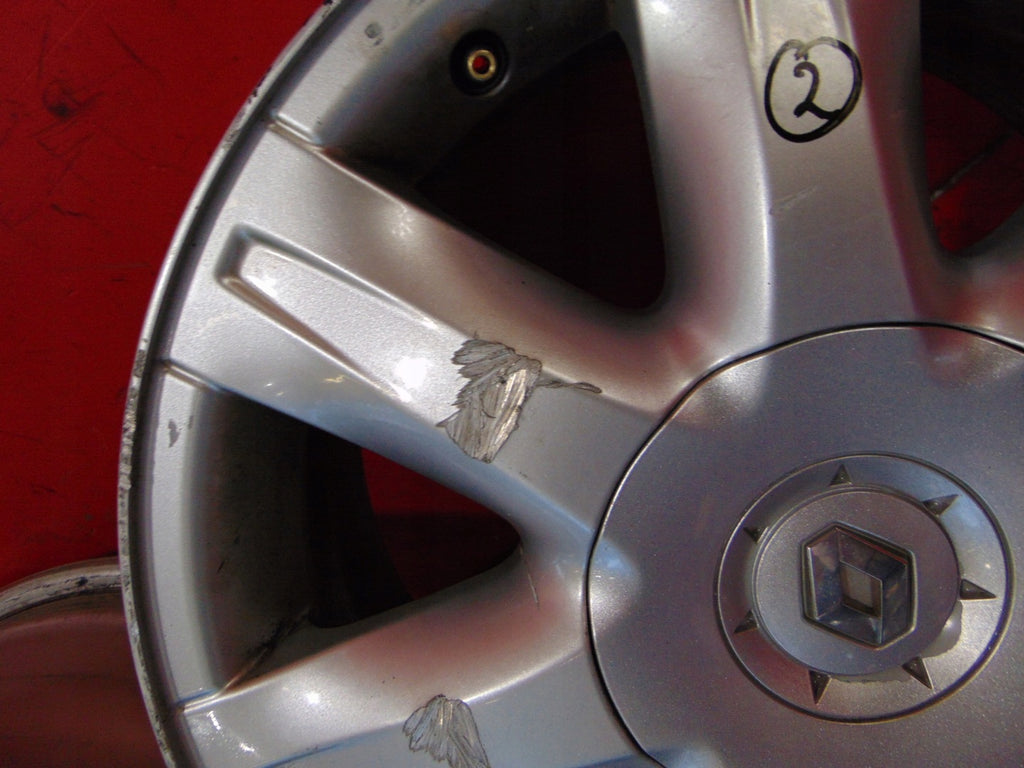 4x Alufelge 16 Zoll 7.0" 5x114.3 47ET Glanz Silber 403000035R Renault Laguna Iii