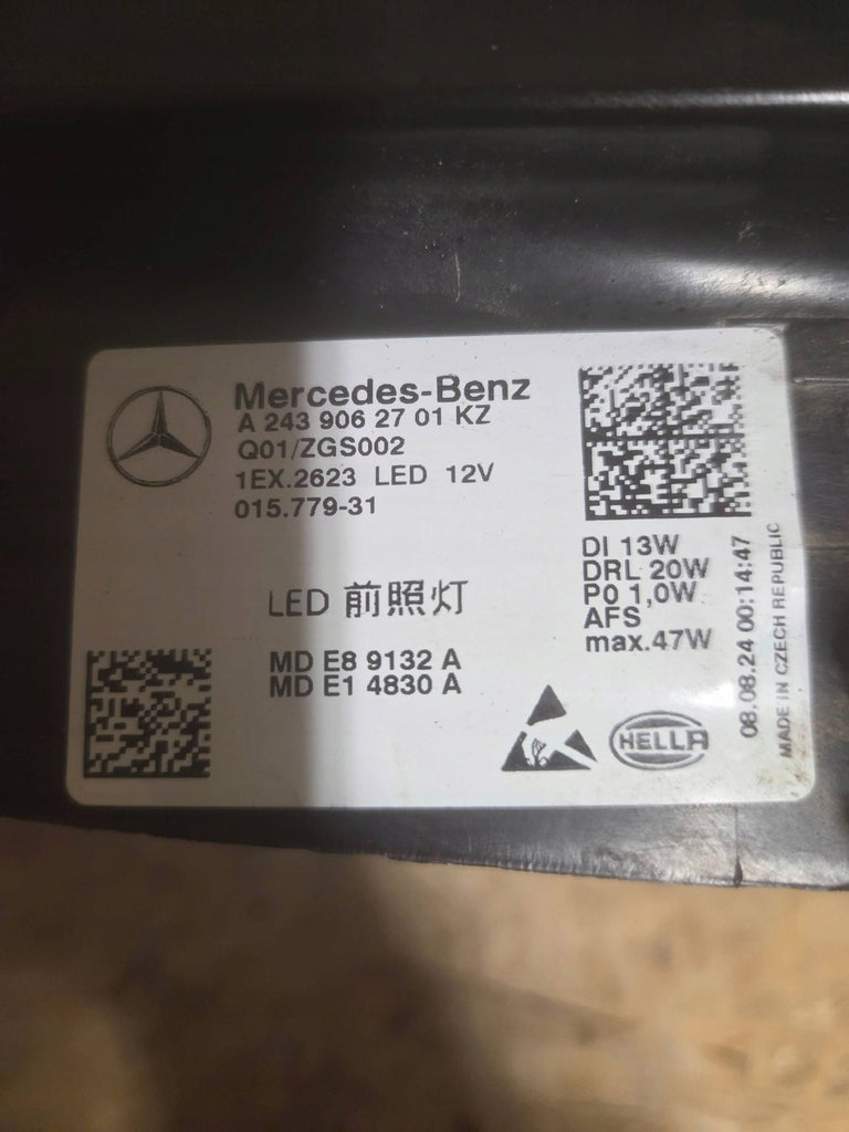 Frontscheinwerfer Mercedes-Benz Eqa A2439062701 LED FALSE Scheinwerfer Headlight SCH3246045252ud