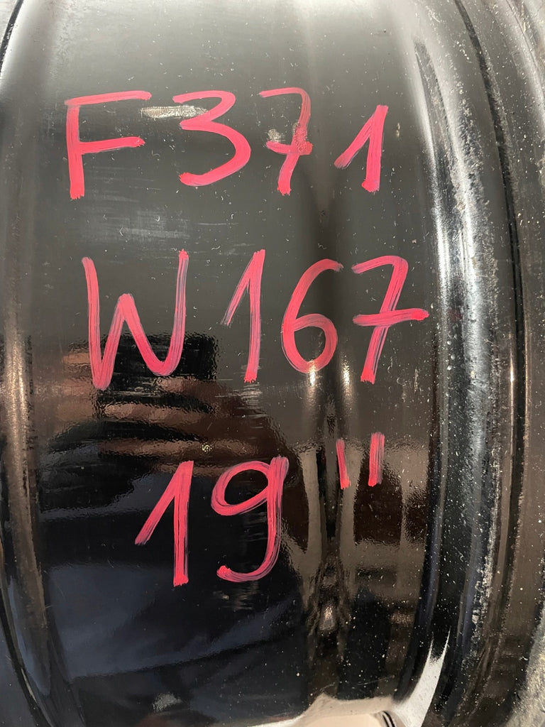 1x Alufelge 19 Zoll 8.0" 5x112 61ET Glanz Schwarz A1674012000 Mercedes-Benz Gle FEL3450244247ek