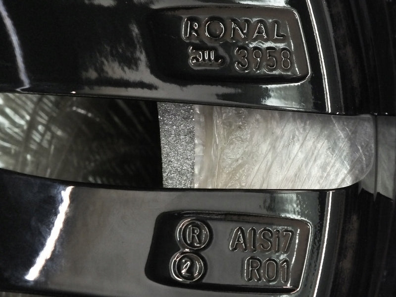 1x Alufelge 18 Zoll 7.0" 5x100 51ET Glanz Schwarz 6F0601025 Seat Rim Wheel