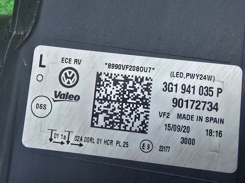 Frontscheinwerfer VW Passat B8 3G1941035P Full LED Links Scheinwerfer Headlight SCH3284398509rx