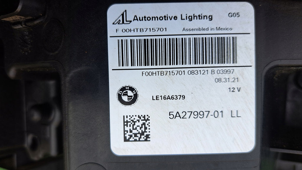 Frontscheinwerfer BMW X5 G05 G06 5A27997-01 Laser Links Scheinwerfer Headlight SCH5220890260oc