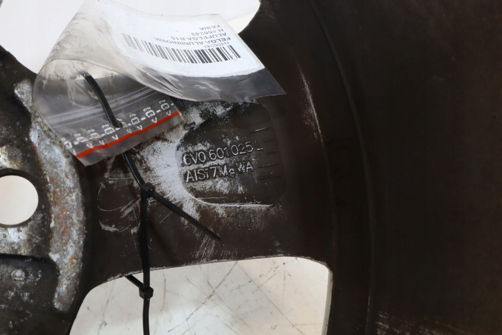 1x Alufelge 15 Zoll 6.0" 5x100 Schwarz 6V0601025 Skoda Fabia Iii Rim Wheel FEL6983845939xp