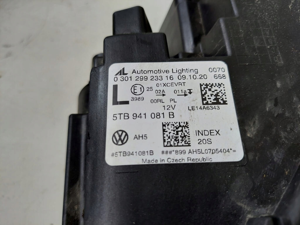 Frontscheinwerfer VW Touran 5TB941081 LED Links Scheinwerfer Headlight SCH8359687528nr