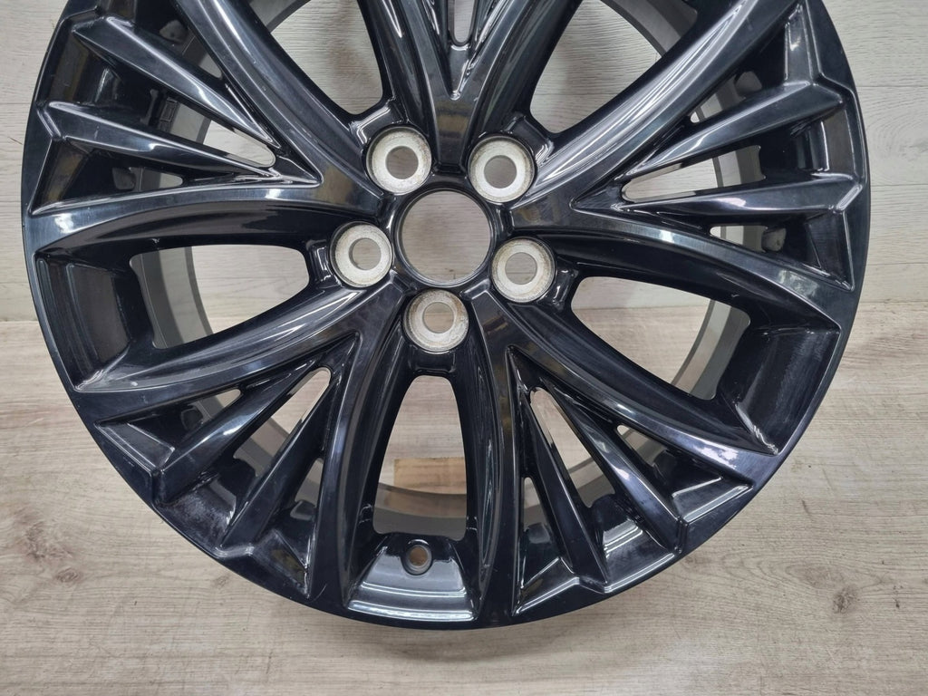 1x Alufelge 17 Zoll 6.5" 5x100 50ET Glanz Schwarz PW4570D005 Toyota Yaris FEL6314419307fj