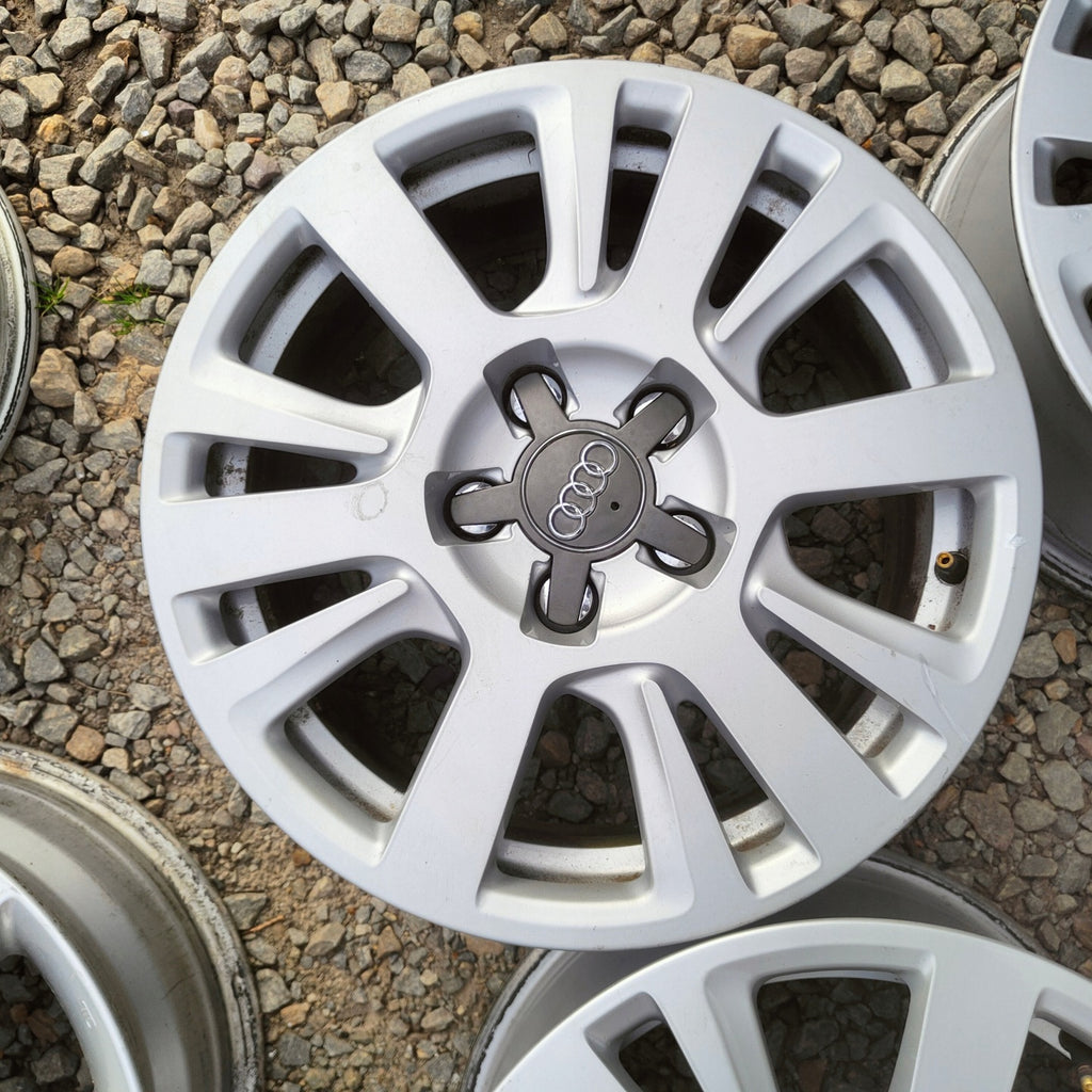 4x Alufelge 16 Zoll 7.0" 5x112 42ET Glanz Silber 4F0601025CF Audi A6 A4