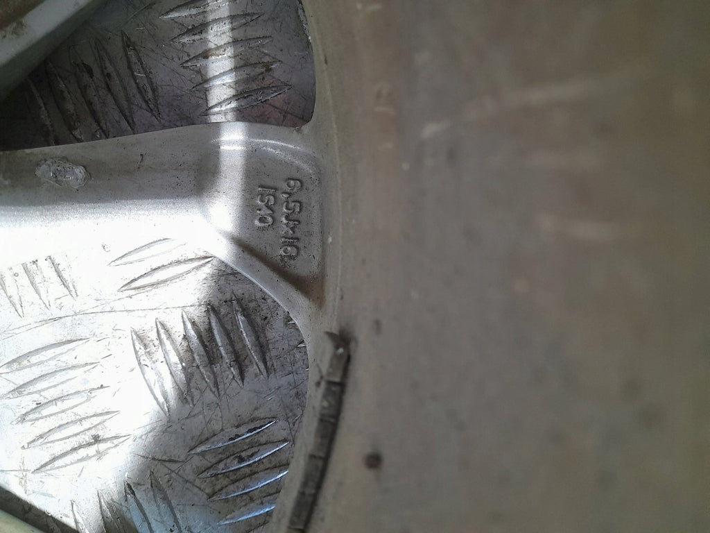 4x Alufelge 16 Zoll 6.5" 4x100 40ET Glanz Schwarz 13380636 Opel Corsa E FEL3561752122cl