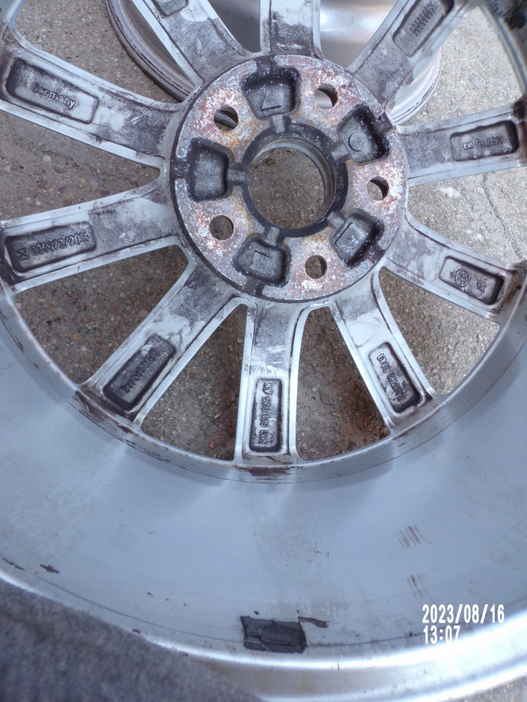 1x Alufelge 17 Zoll 7.0" 5x112 34ET Glanz Silber 5N0601025AN VW Tiguan Rim Wheel FEL4703638834yi