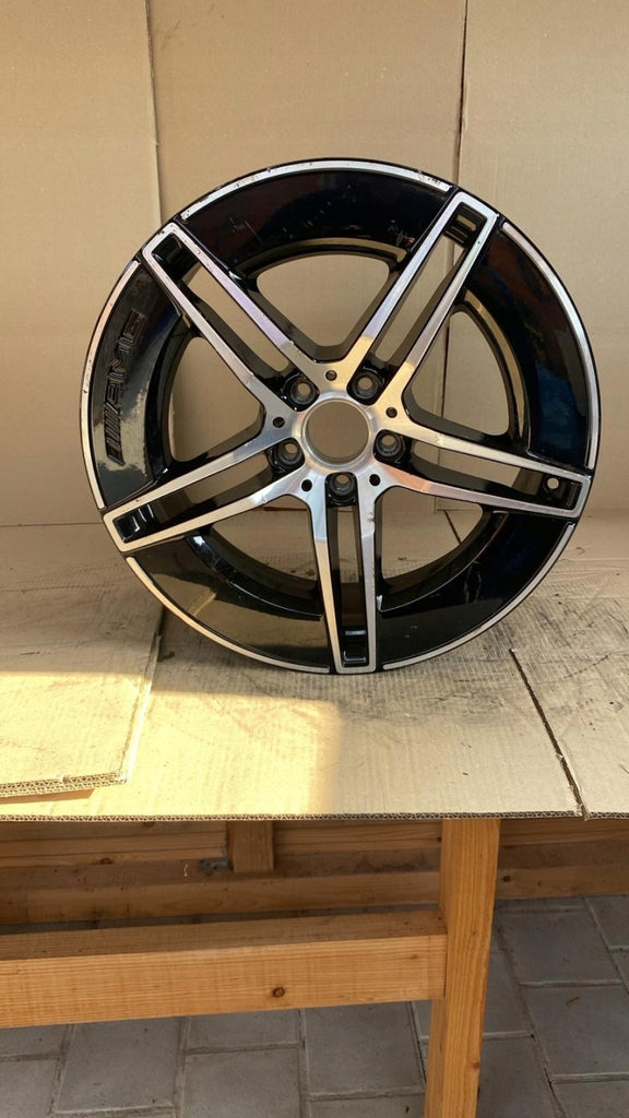 1x Alufelge 19 Zoll 8.5" 5x112 Glanz Schwarz A2144010300 Mercedes-Benz Rim Wheel FEL7403975324hs