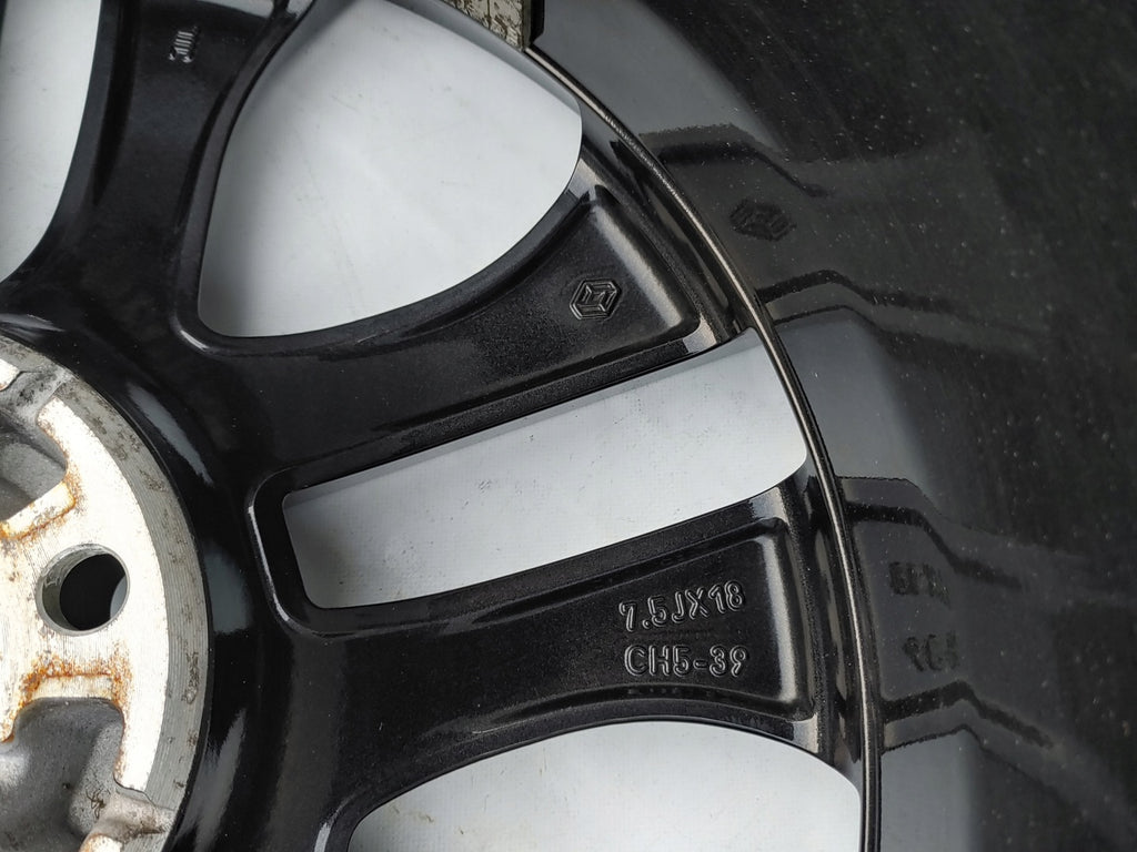 1x Alufelge 18 Zoll 7.5" 5x114.3 39ET Glanz Graphit 403006881R Mg Espace V FEL5391684780sb