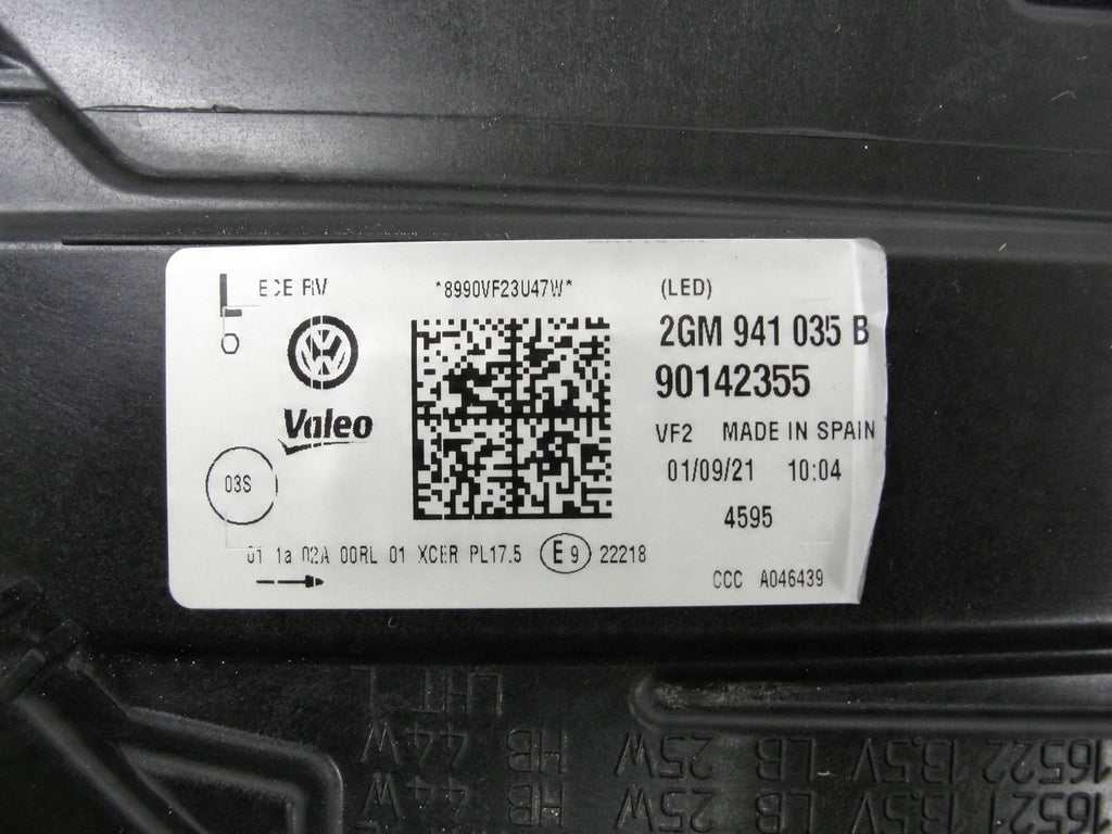 Frontscheinwerfer VW T-Cross 2GM941035B Links Scheinwerfer Headlight