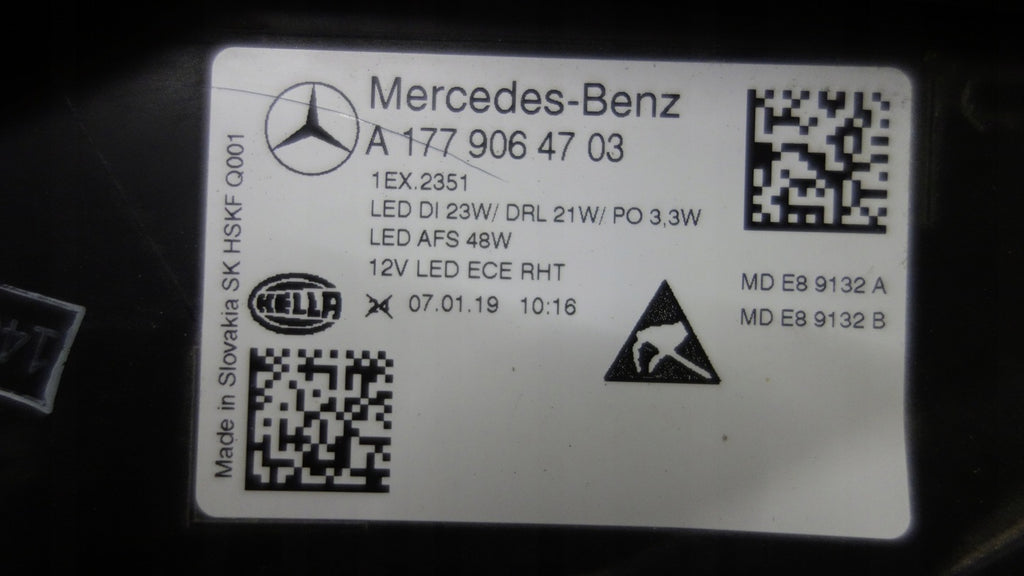 Frontscheinwerfer Mercedes-Benz 1779064703 LED Links Scheinwerfer Headlight