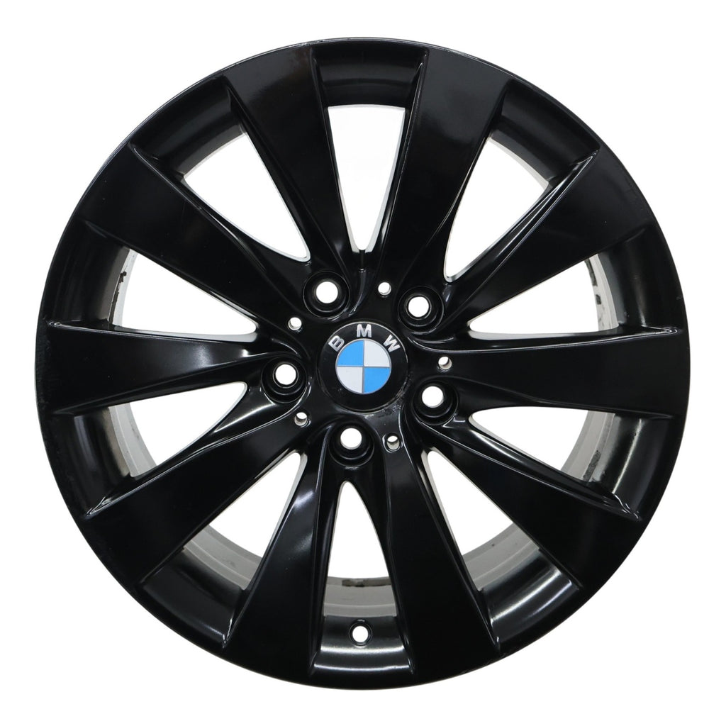 1x Alufelge 17 Zoll 7.5" 5x120 37ET Glanz Schwarz 6867126 BMW F30 F32 F31 FEL3216983322nt