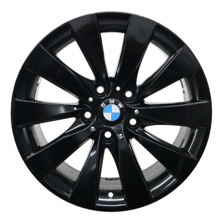 1x Alufelge 17 Zoll 7.5" 5x120 37ET Glanz Schwarz 6867126 BMW F30 F32 F31 FEL3216983322nt
