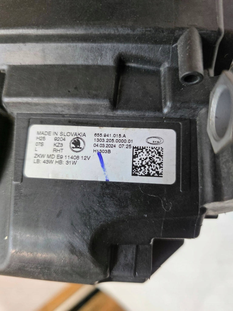 Frontscheinwerfer Skoda Scala 655941015A Links Scheinwerfer Headlight SCH4385236613yl