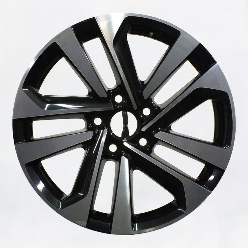 1x Alufelge 17 Zoll 7.0" 5x112 39ET Glanz Schwarz 7N0601025AC Vw Rim Wheel