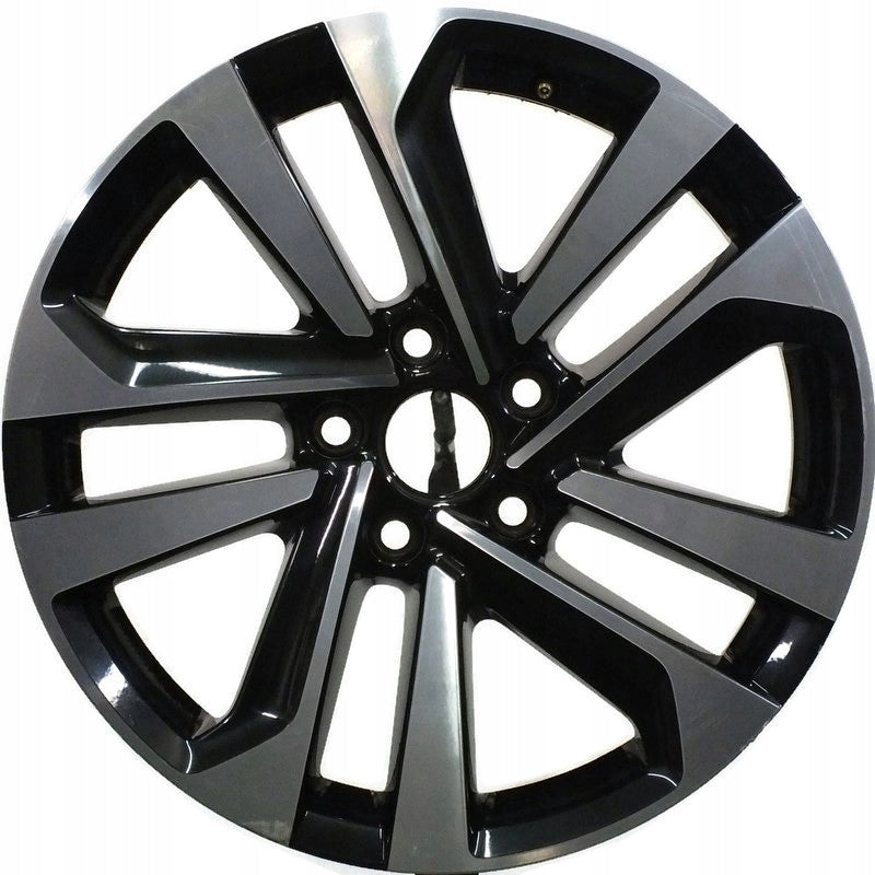 1x Alufelge 17 Zoll 7.0" 5x112 39ET Glanz Schwarz 7N0601025AC Vw Rim Wheel