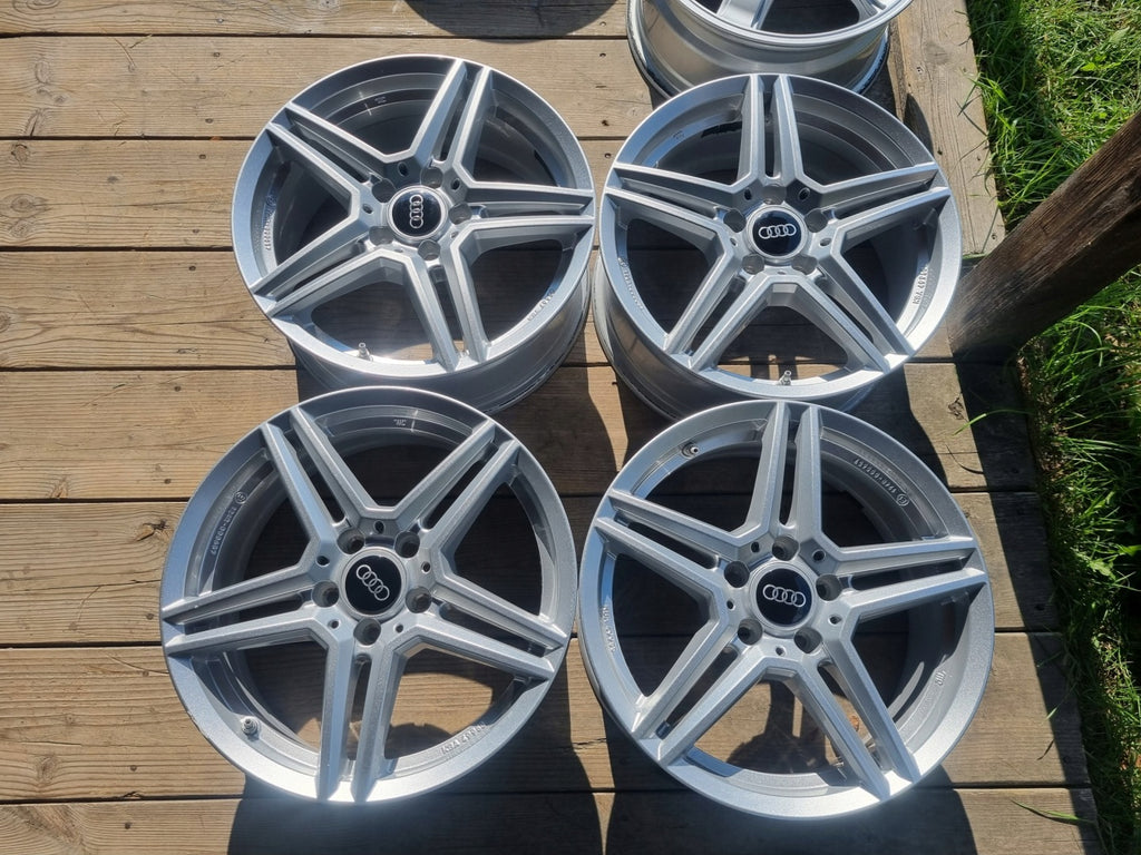4x Alufelge 17 Zoll 7.0" 5x112 44 5ET Glanz Silber KBA49955 Mercedes-Benz Gla FEL3504690375bi