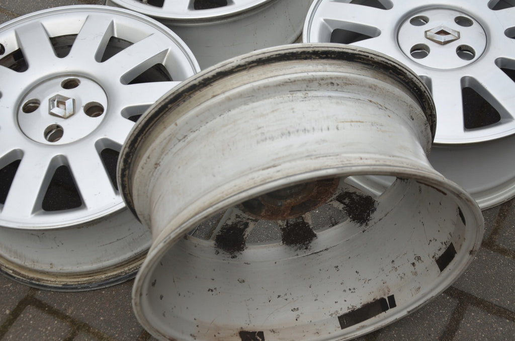 4x Alufelge 16 Zoll 6.5" 4x100 43ET Silber Renault Clio IV Iii Rim Wheel FEL8007993238fb