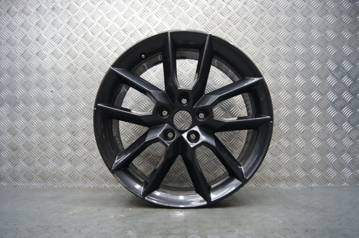 1x Alufelge 18 Zoll 7.5" 5x112 51ET Glanz Schwarz Skoda I Rim Wheel FEL6566799709gm