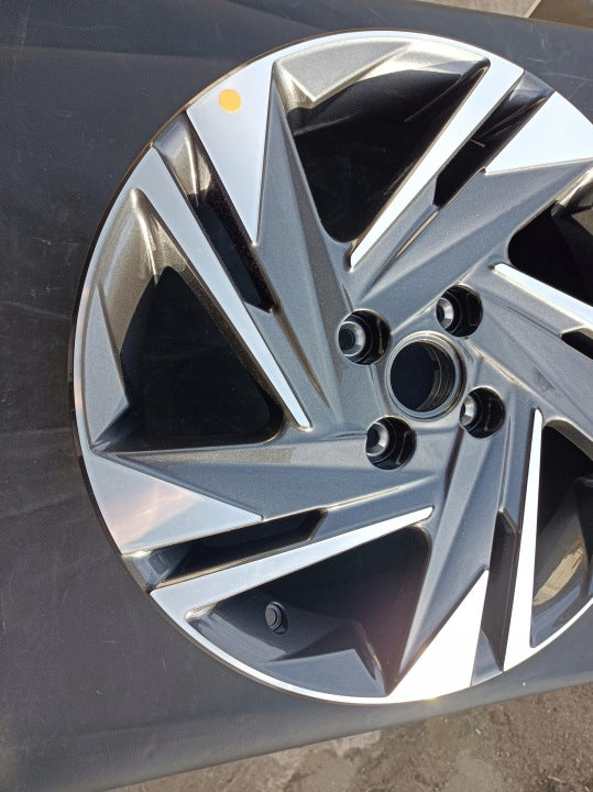 1x Alufelge 16 Zoll 6.0" 4x100 50ET Glanz Graphit 5291000200 Hyundai Bayon Mg FEL3587531554ku