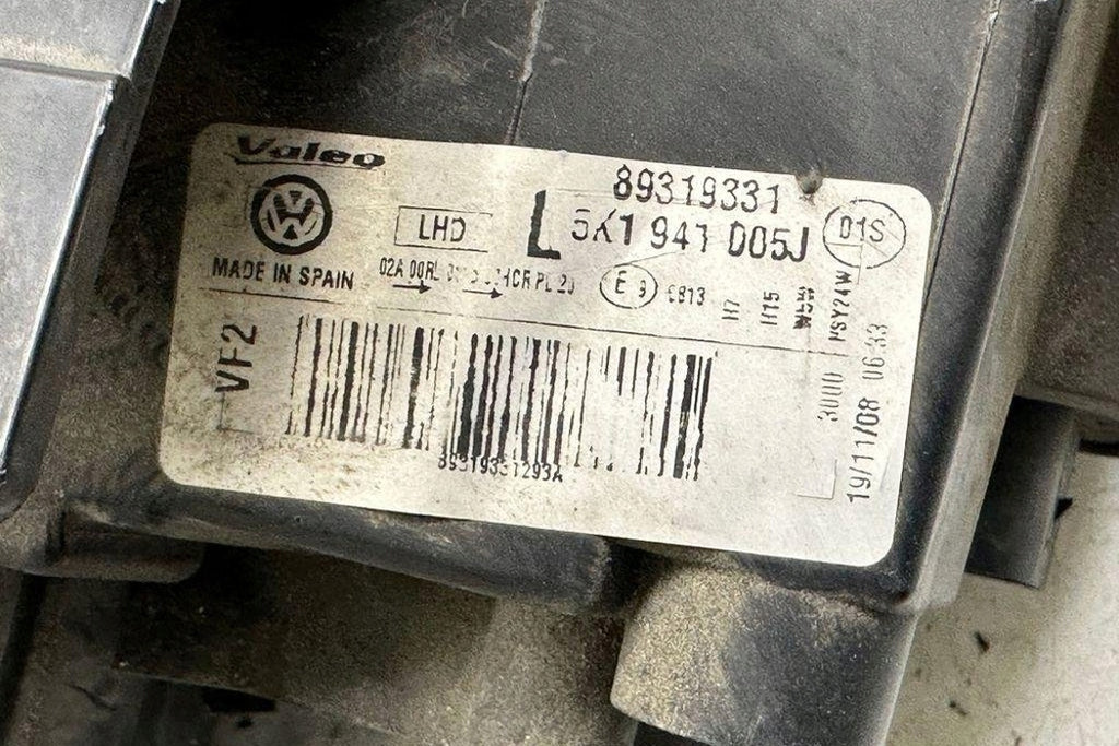 Frontscheinwerfer VW 5K1941005J Links Scheinwerfer Headlight SCH1177200972jo