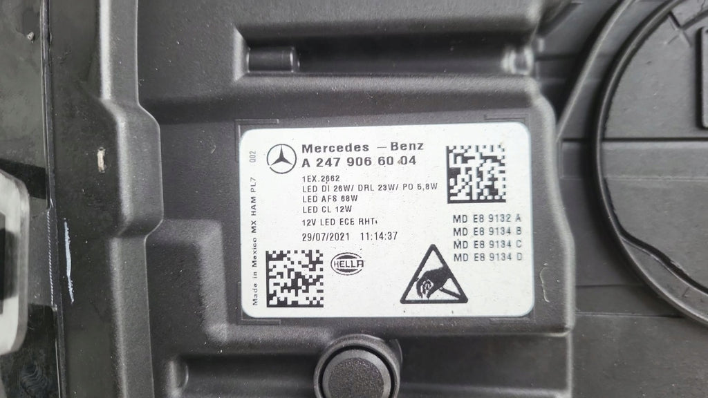 Frontscheinwerfer Mercedes-Benz Glb X247 A2479066004 Full LED Rechts Headlight SCH8022608880zb