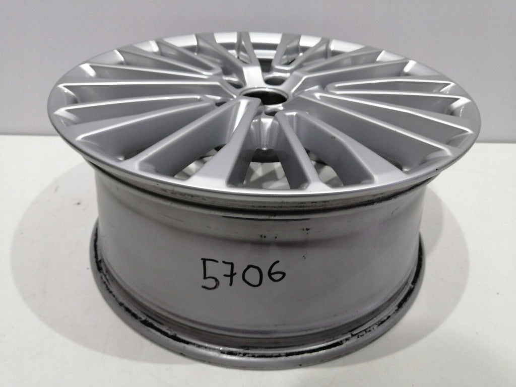 1x Alufelge 18 Zoll 8.0" 5x112 39ET Glanz Silber 4K0601025C Audi A6 C8 Rim Wheel FEL2673642324zw