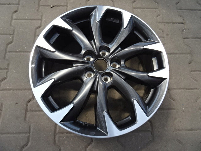 1x Alufelge 19 Zoll 7.0" 5x114.3 Glanz Mazda Rim Wheel