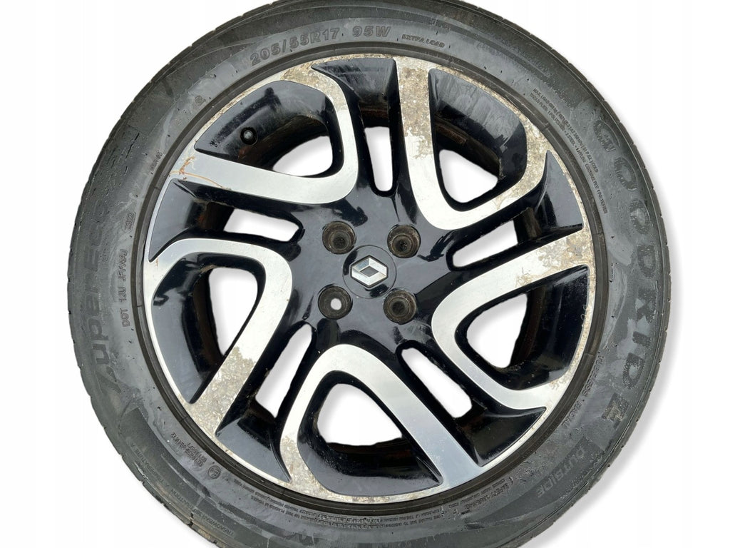 4x Alufelge 17 Zoll 6.5" 4x100 40ET Glanz Schwarz 403008967R Renault Captur I FEL5905662890tx