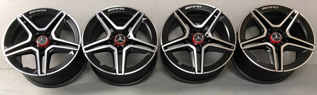 4x Alufelge 18 Zoll 7.5" 5x112 44ET Schwarz A2054019500 Mercedes-Benz A205 FEL3031212753ey