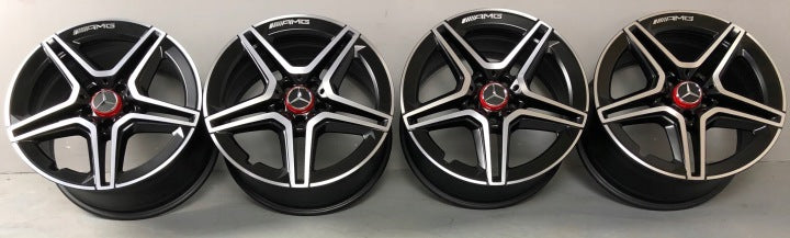 4x Alufelge 18 Zoll 7.5" 5x112 44ET A2054019500 Mercedes-Benz Amg Rim Wheel FEL3031212753ey