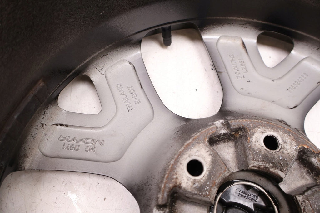 1x Alufelge 17 Zoll 7.0" 5x110 40ET Matt Grau 735624968 Fiat 500x Rim Wheel FEL3753420102ru