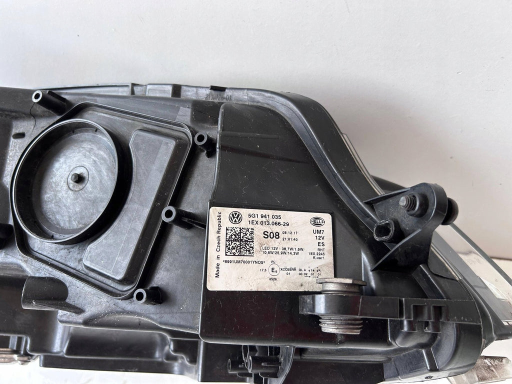 Frontscheinwerfer VW Golf VII 5G1941035 Links Scheinwerfer Headlight SCH6120820225zg