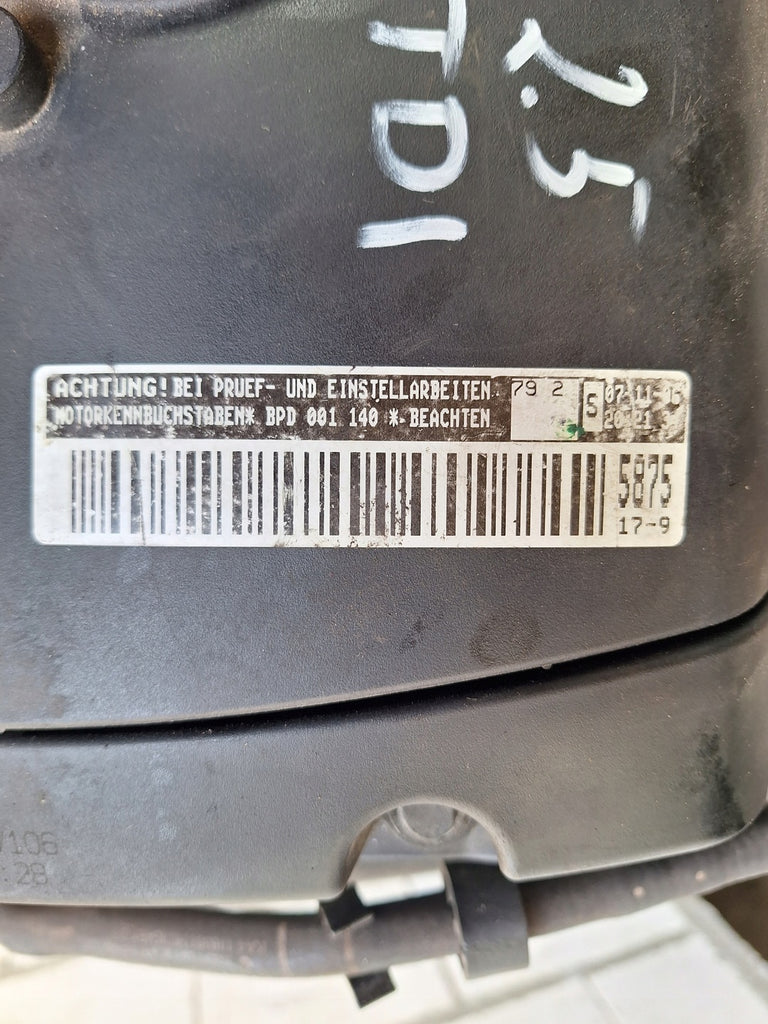 Motor VW Touareg BPD 2.5 TDI 163PS 120kW Diesel Engine Komplett