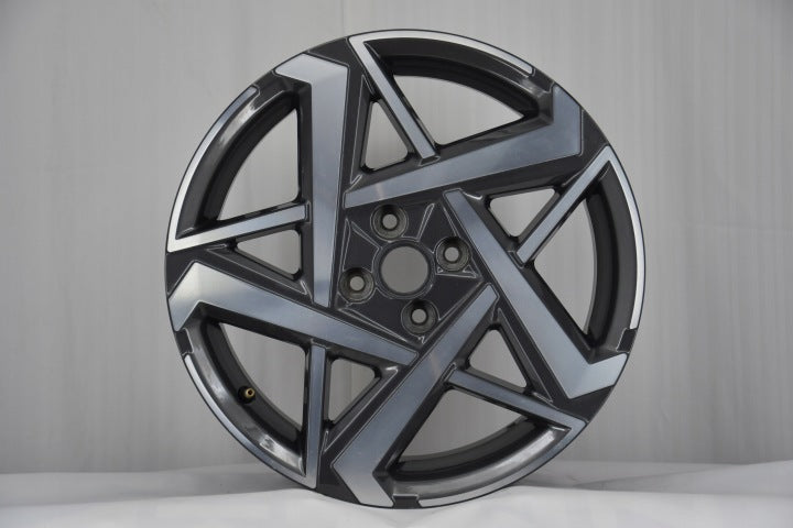 1x Alufelge 17 Zoll 7.0" 4x100 54ET Glanz Graphit 52910-Q0330 Hyundai I Mg FEL5721300233rr