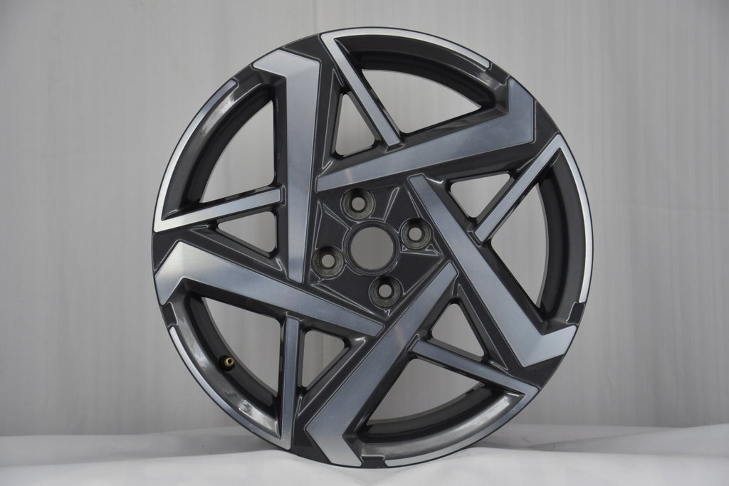 1x Alufelge 17 Zoll 7.0" 4x100 54ET Glanz Graphit 52910-Q0330 Hyundai I Mg FEL5721300233rr